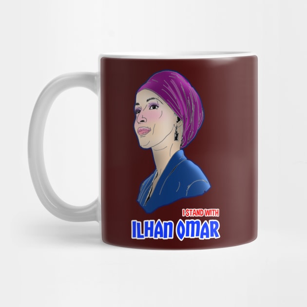 I Stand With Ilhan Omar by iQdesign